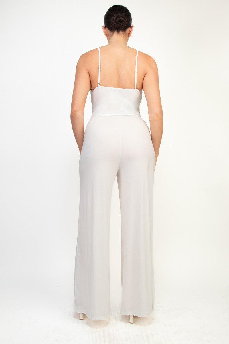 Cowl Neck Cami Jumpsuit