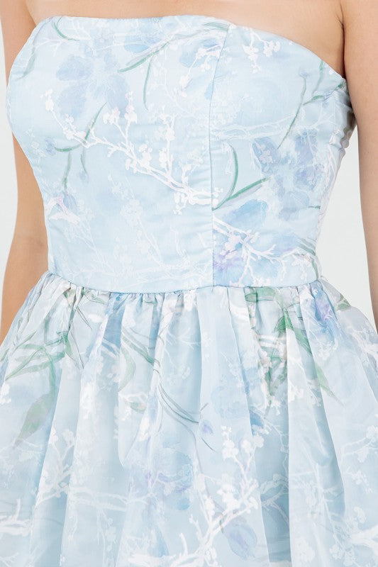 OFF SHOULDER FLORAL ROMPER