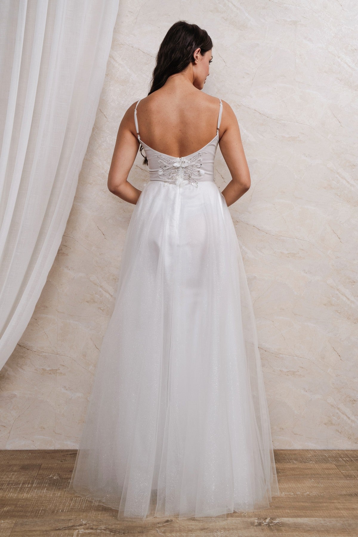 3d Floral A-line Maxi Party Dress