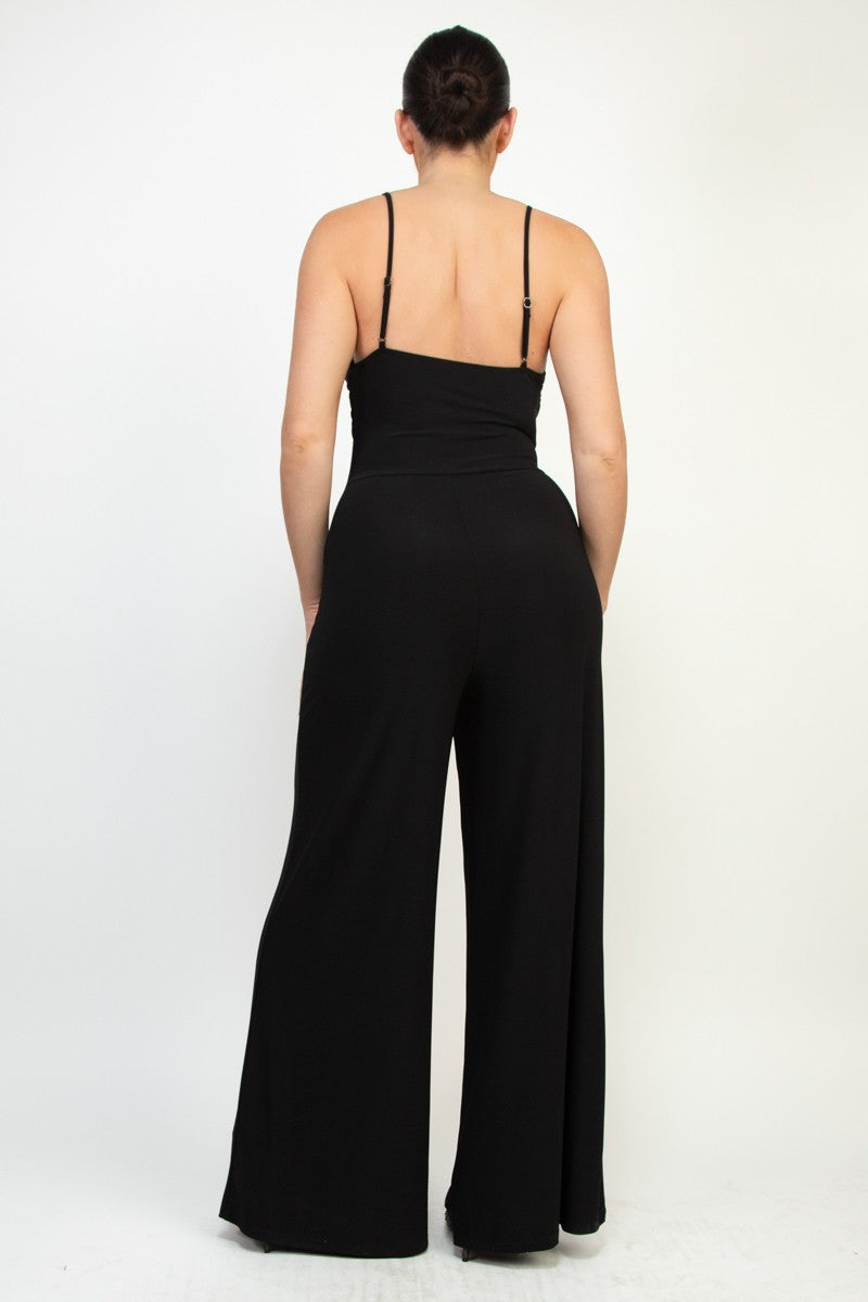 Cowl Neck Cami Jumpsuit