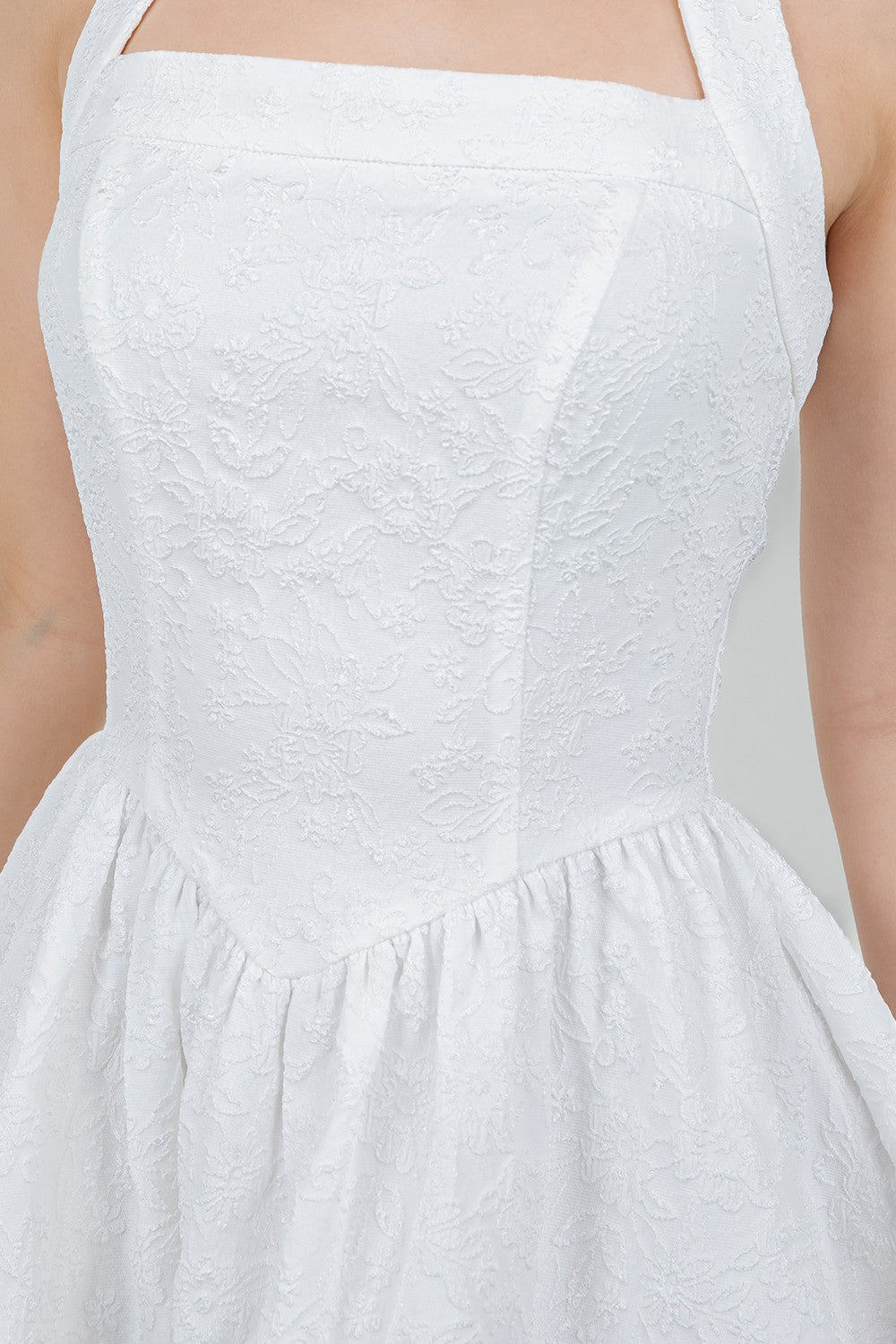 Haltered Sleeveless Mini Dress