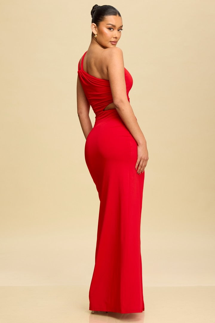 One S Cutout Maxi Dress